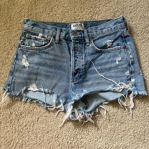 Agolde Parker Denim Shorts